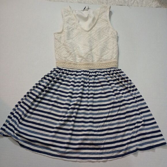 Speeckless girl white/blue sleeveless size XS - Picture 1 of 16